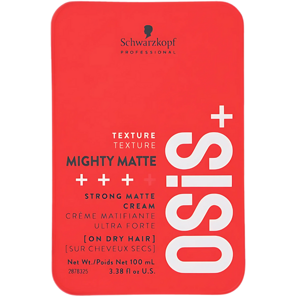 - קרם גימור מאט OSIS + MIGHTY MATTE לאחיזה חזקה שוורצקופף 100 מ"ל מאת שוורצקופף SCHWARZKOPF | | אידיאלית ל- חימר ווקס לשיער שוורצקופף | מושלמת ל- {{ product_use_case }}