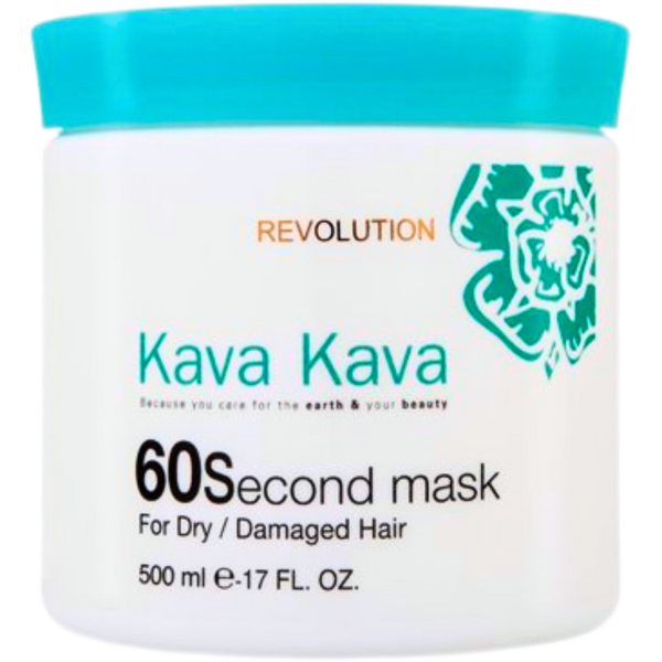 - מסכת 60 שניות קווה קווה 500 מ"ל מאת קווה קווה KAVA KAVA | | אידיאלית ל- מסכה לשיער קווה קווה | מושלמת ל- {{ product_use_case }}