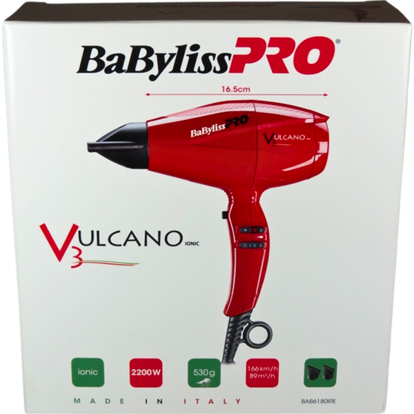 מייבשי שיער מייבש שיער מקצועי VULCANO 3 בייביליס פרו בייביליס BABYLISS בייביליס מייבשי שיער