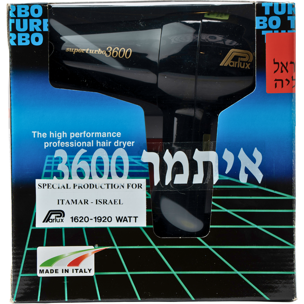 מכשירים חשמליים - פן מקצועי איתמר Parlux 3600 - שליח חינם מאת איתמר ITAMAR | | אידיאלית ל- איתמר מייבשי שיער פן איתמר | מושלמת ל- {{ product_use_case }}