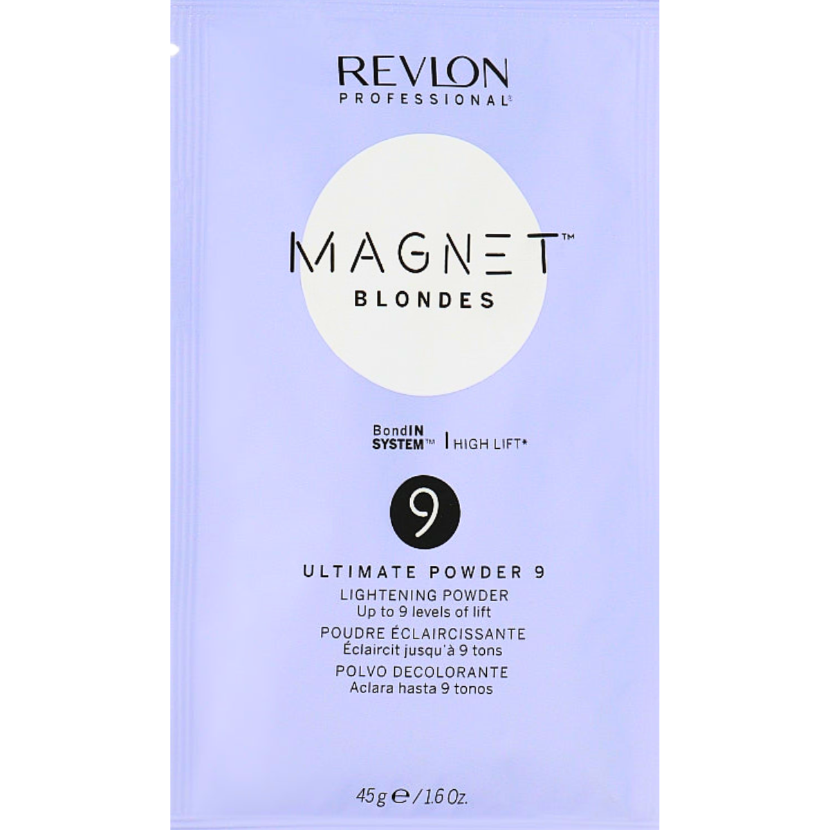 אבקות הבהרה אבקת הבהרה MAGNE BLONDES עד 9 טון רבלון 45 מ"ג רבלון REVLON אבקת הבהרה לשיער מוצרים לספר צביעה לבלונד רבלון