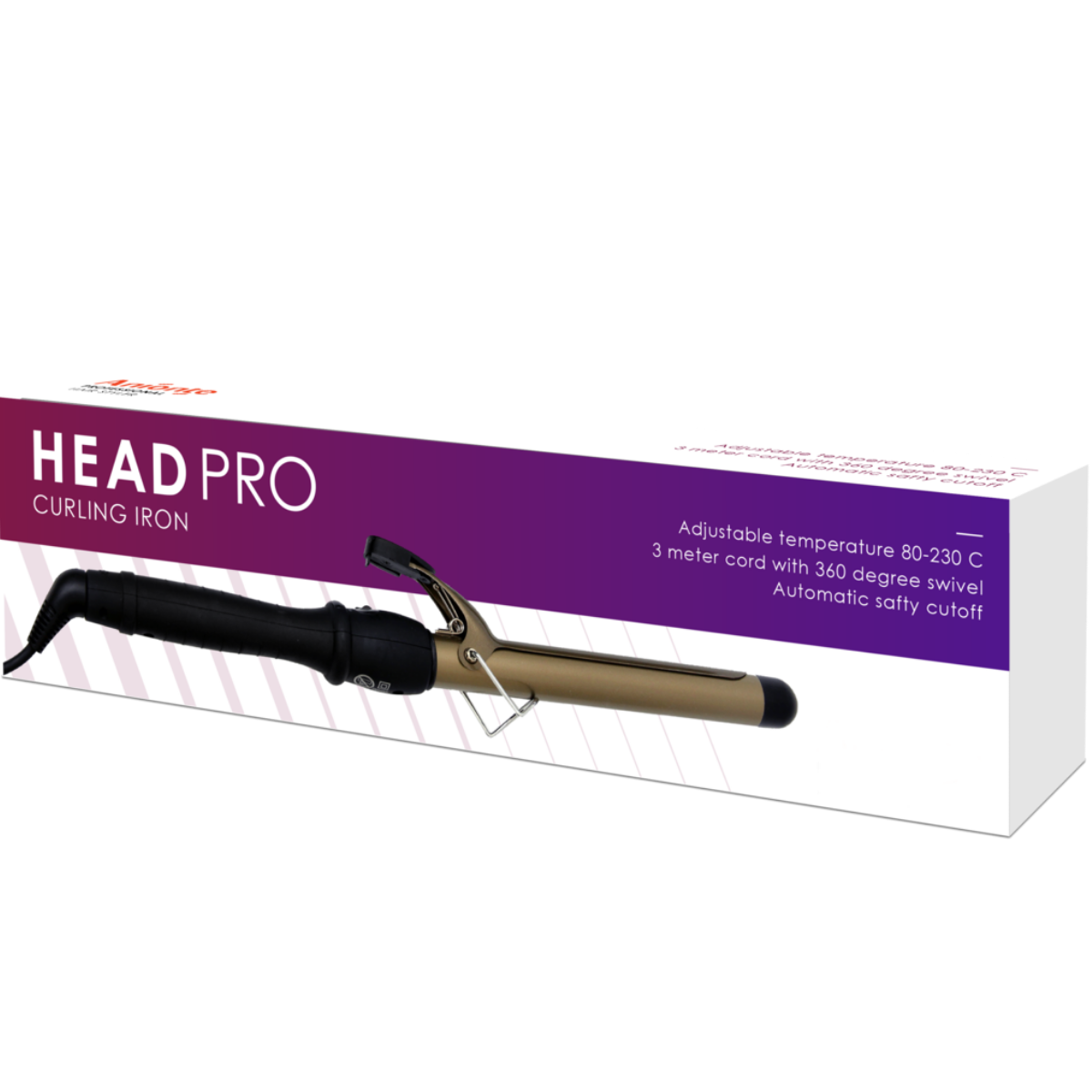 מכשירים חשמליים - מסלסל שיער קרמי מקצועי HEAD PRO הד פרו מאת הד פרו HEAD PRO | | אידיאלית ל- הד פרו מסלסלי שיער | מושלמת ל- {{ product_use_case }}
