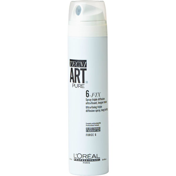 ספריי לשיער ספריי קיבוע עמיד 6 FIX חוזק 6 LOREAL לוריאל 250 מ"ל לוריאל LOREAL X לוריאל ספריי לשיער