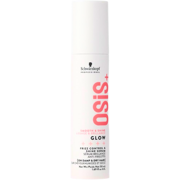 סרום לשיער/לקרקפת - סרום לשיער OSIS + GLOE מונע פריזיות ומעניק ברק שוורצקופף 50 מ"ל מאת שוורצקופף SCHWARZKOPF | | אידיאלית ל- סרום לשיער סרום לשיער בלונד גוונים ומובהר שוורצקופף | מושלמת ל- {{ product_use_case }}