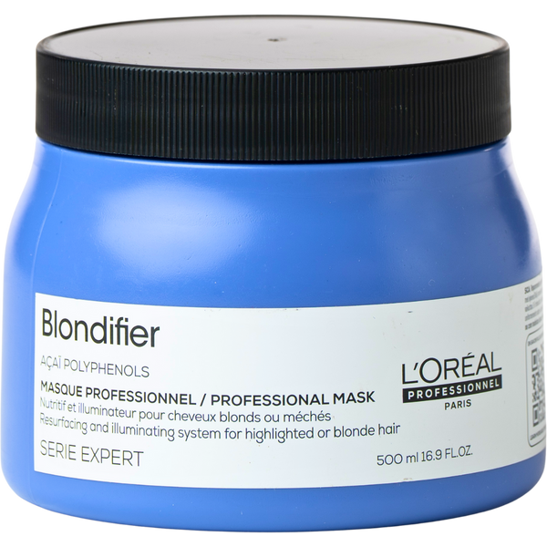 - מסכה לשיער לכל גווני הבלונד S`erie Expert Blondifier סרי אקספרט בלונדיפייר לוריאל 500 מ"ל מאת לוריאל LOREAL | | אידיאלית ל- X לוריאל מסכה לשיער מסכה לשיער בלונד גוונים ומובהר | מושלמת ל- {{ product_use_case }}