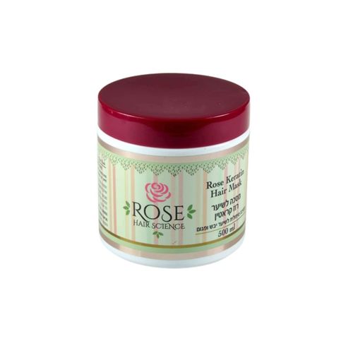 - מסכה טיפולית לשיער יבש ופגום ROSE KERATIN רוז קרטין 500 מ"ל מאת רוז ROSE | | אידיאלית ל- ללא מלחים מסכה לשיער רוז | מושלמת ל- {{ product_use_case }}
